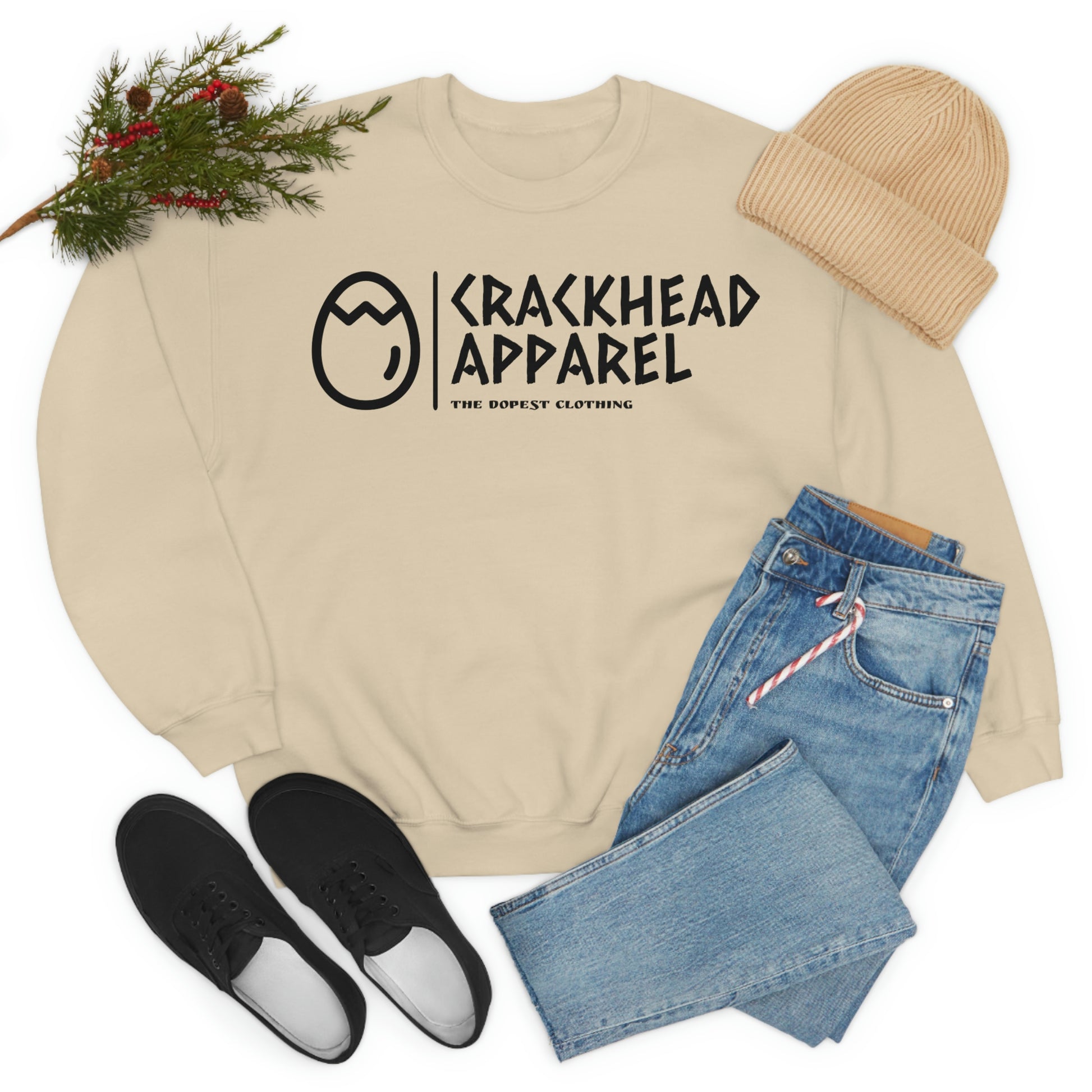 Crackhead Apparel Unisex Heavy Blend™ Crewneck Sweatshirt - Crackhead Apparel