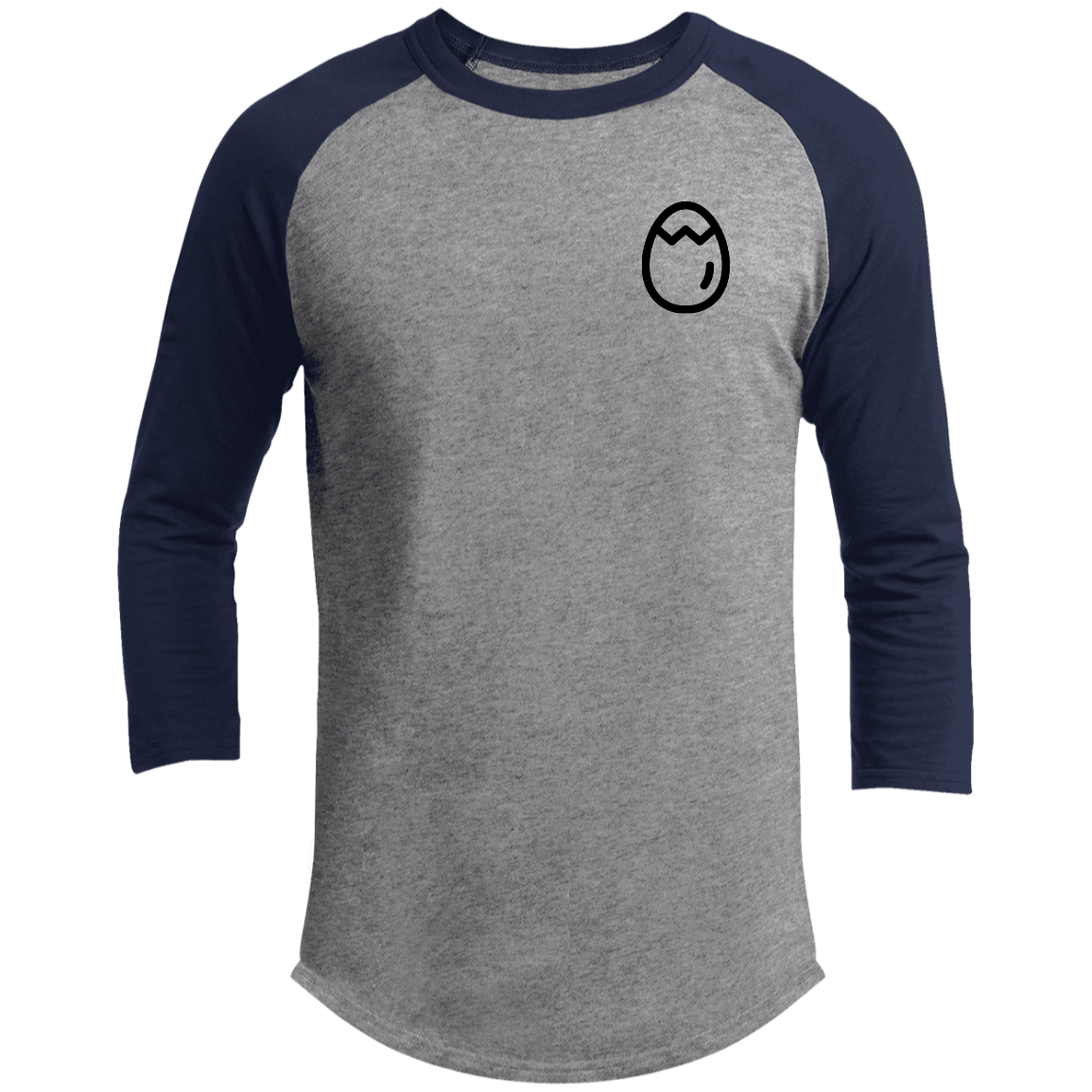 Men's Crackhead Apparel 3/4 Raglan Sleeve Shirt - Crackhead Apparel