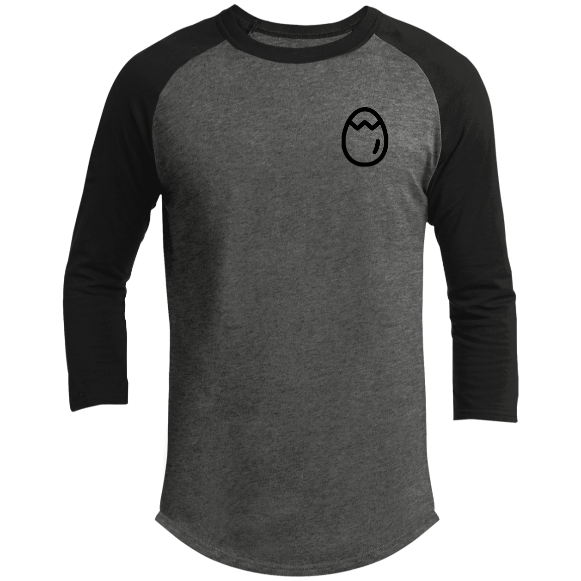 Men's Crackhead Apparel 3/4 Raglan Sleeve Shirt - Crackhead Apparel