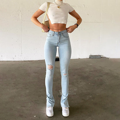 Hot Girl Short-sleeved Crop Top