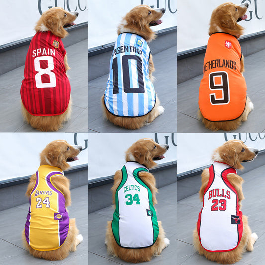 Dog Clothes World Cup Jersey