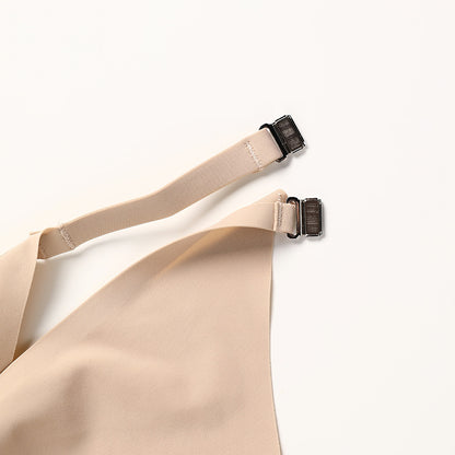 Exquisite Metal Buckle Silk Underwear