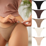 Exquisite Metal Buckle Silk Underwear