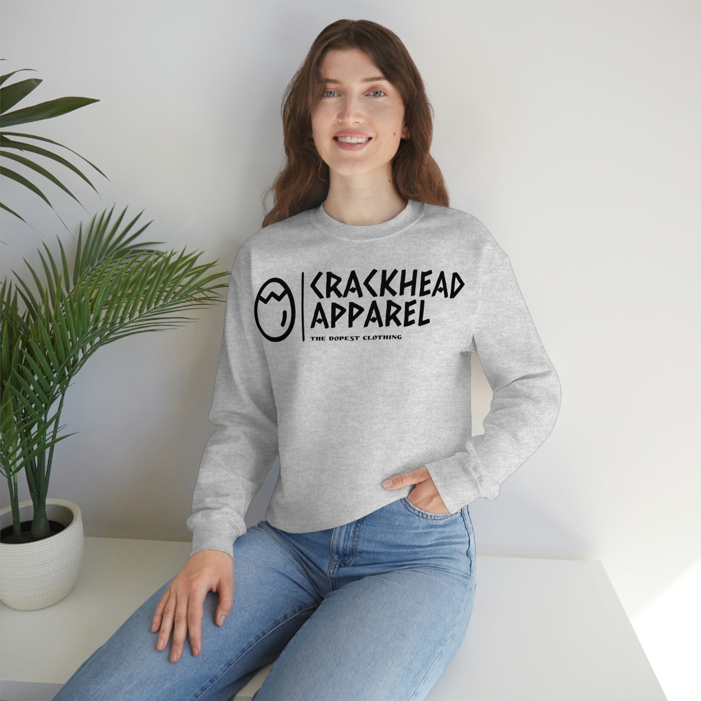 Crackhead Apparel Unisex Heavy Blend™ Crewneck Sweatshirt - Crackhead Apparel