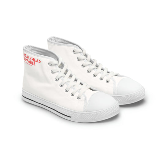 Women's Crackhead Apparel High Top Sneakers - Crackhead Apparel