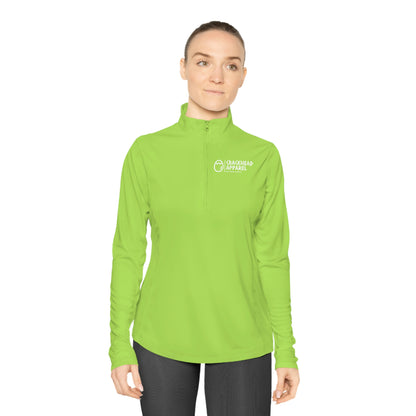 Ladies Crackhead Apparel Quarter-Zip Pullover - Crackhead Apparel