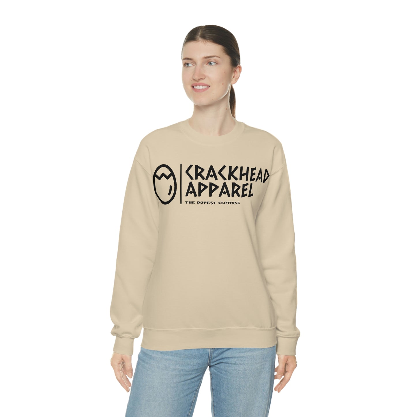 Crackhead Apparel Unisex Heavy Blend™ Crewneck Sweatshirt - Crackhead Apparel