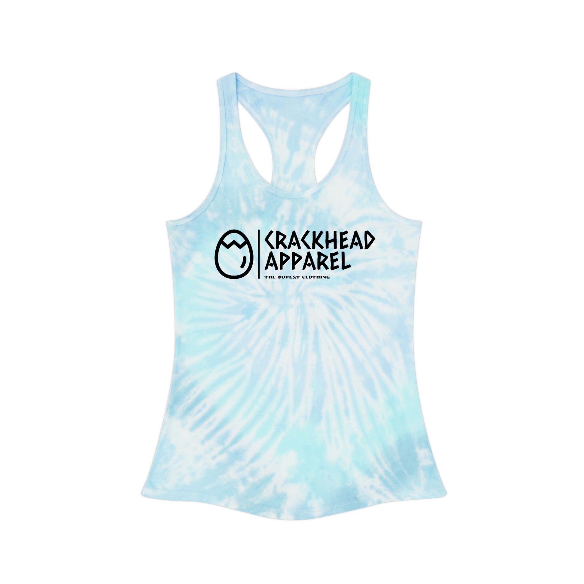 Women's Crackhead Apparel Tie-Dye Racerback Tank Top - Crackhead Apparel