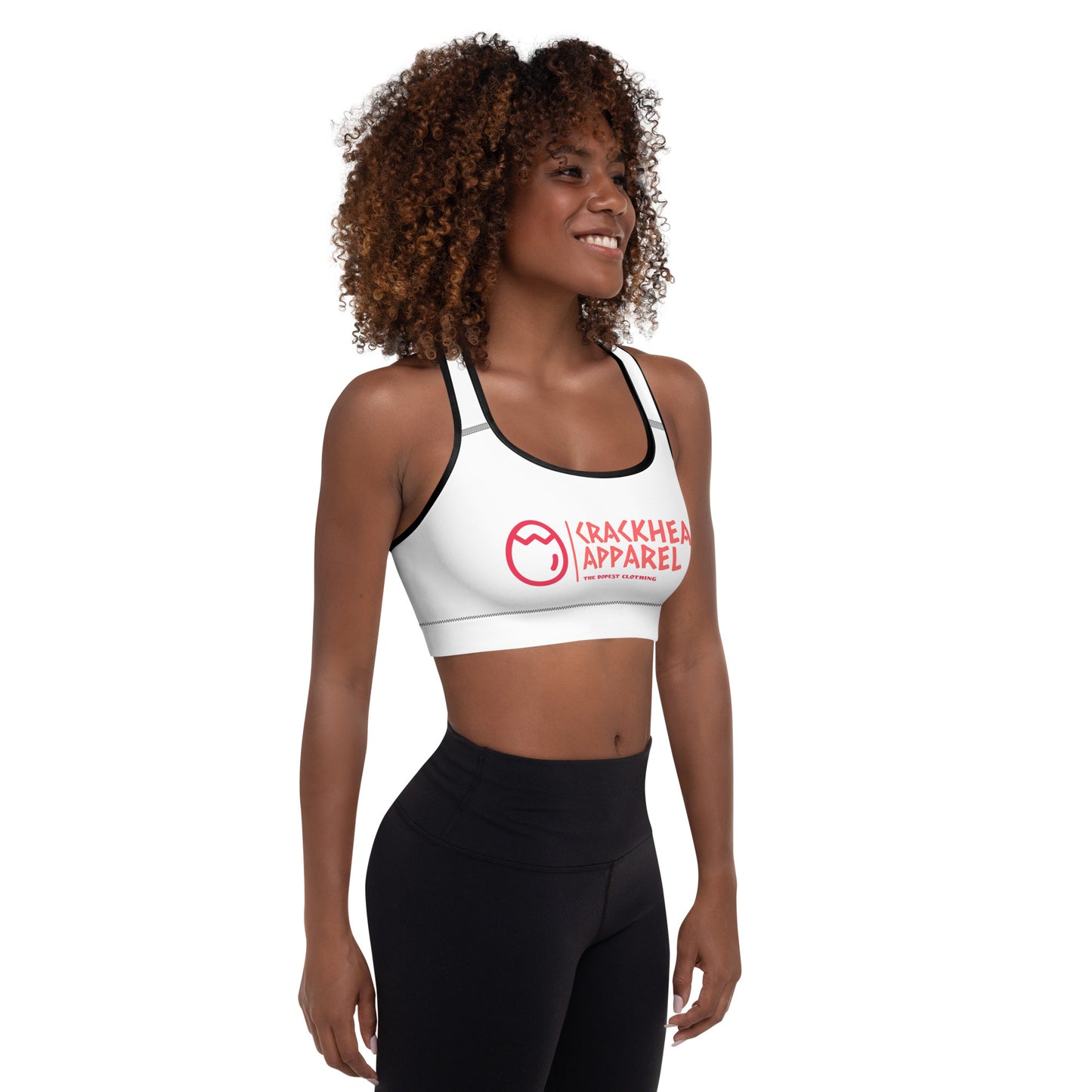 Women's Crackhead Apparel Padded Sports Bra - Crackhead Apparel