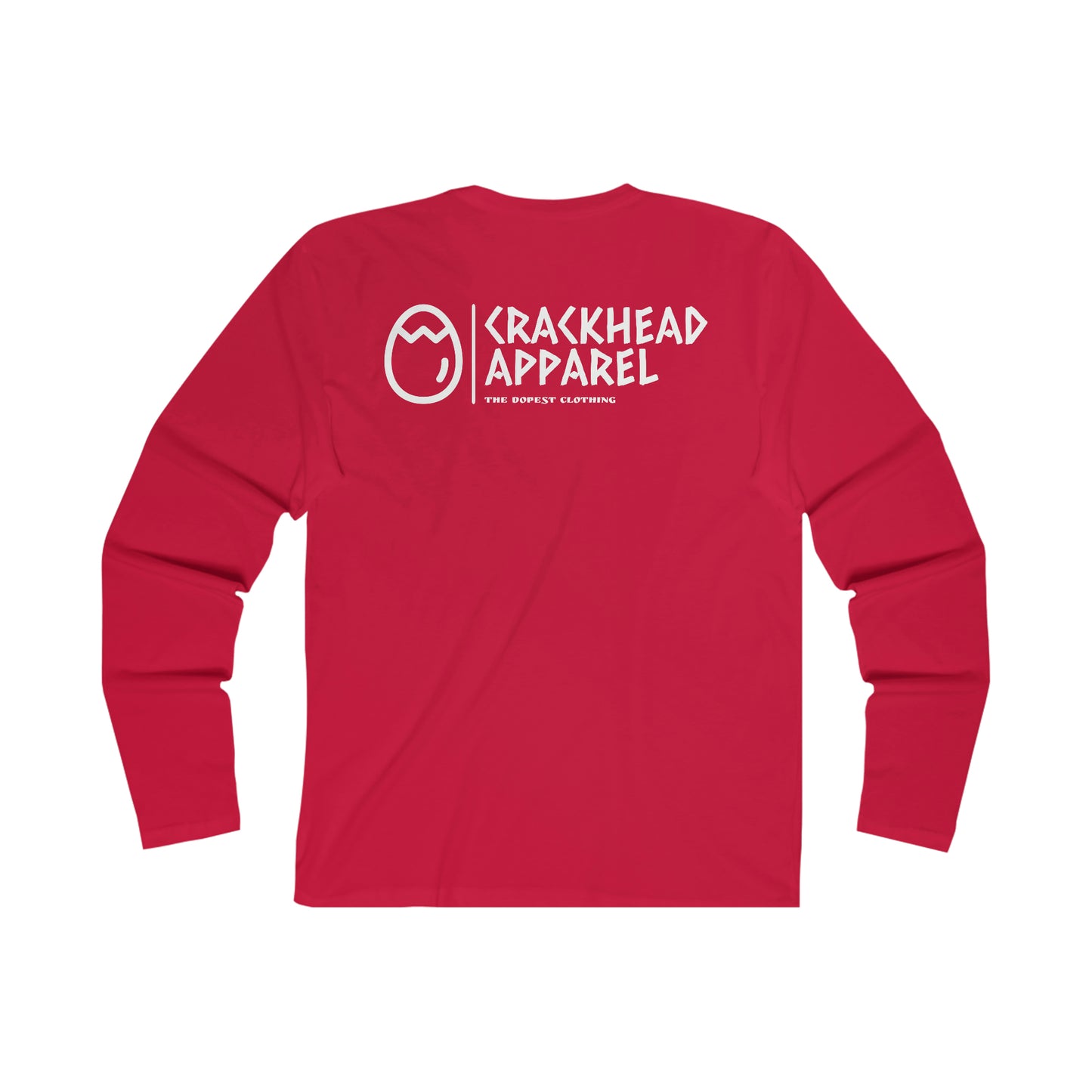 Men's Crackhead Egg Long Sleeve Shirt - Crackhead Apparel