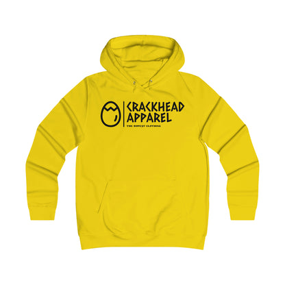 Women's Crackhead Apparel College Hoodie - Crackhead Apparel