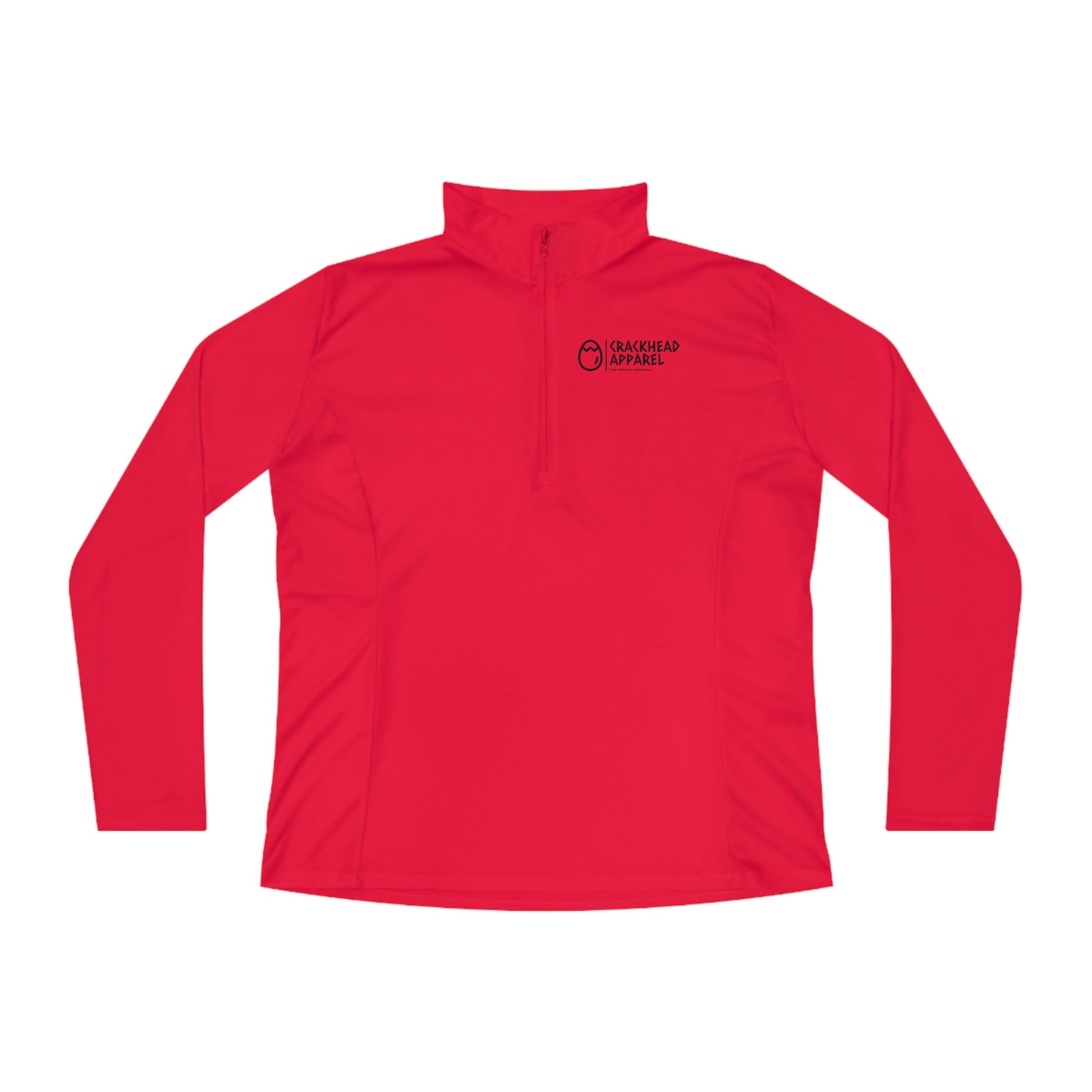 Ladies Crackhead Apparel Quarter-Zip Pullover - Crackhead Apparel