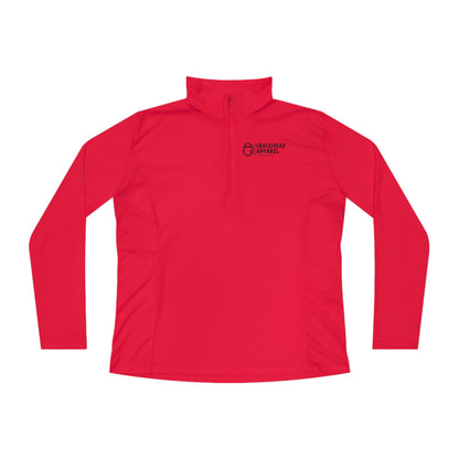 Ladies Crackhead Apparel Quarter-Zip Pullover - Crackhead Apparel