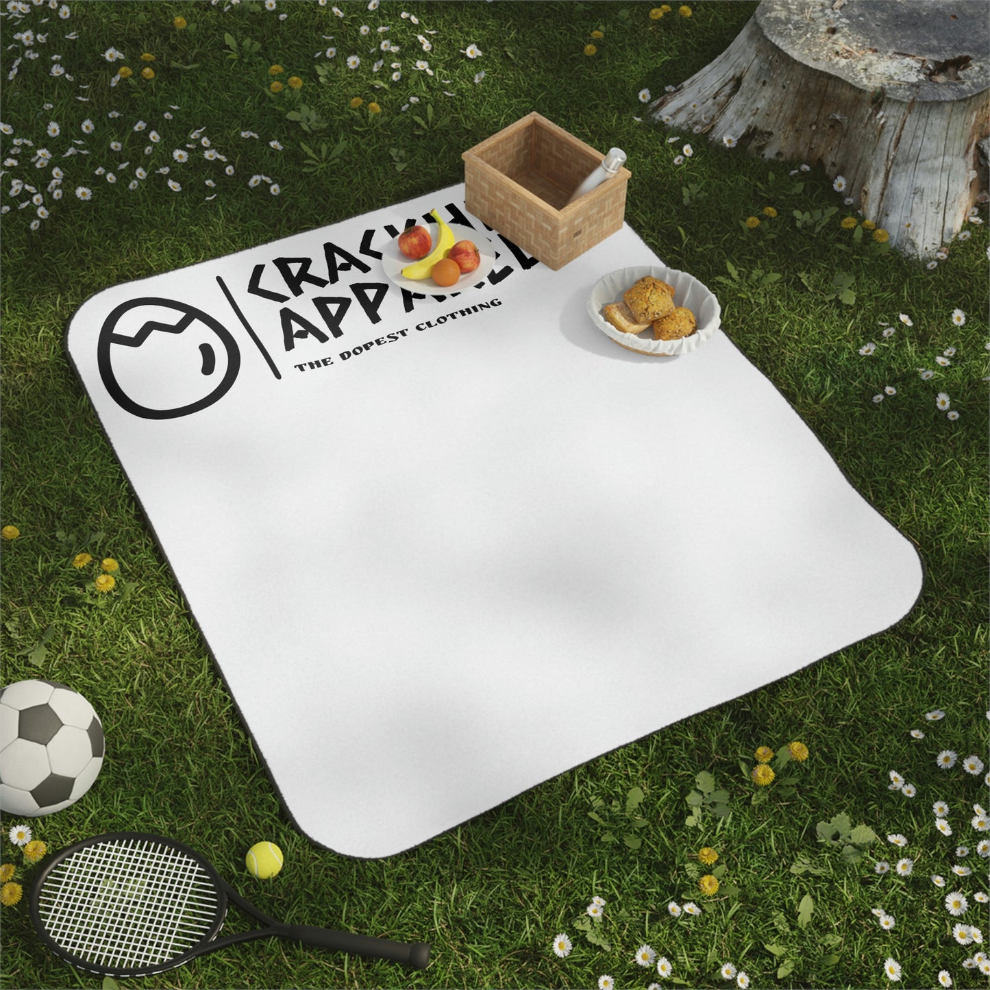 Crackhead Apparel Picnic Blanket - Crackhead Apparel