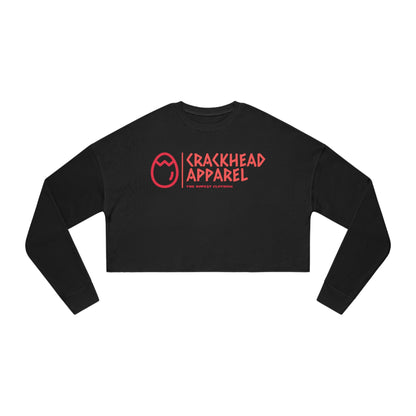 Women's Crackhead Apparel Cropped Sweatshirt - Crackhead Apparel