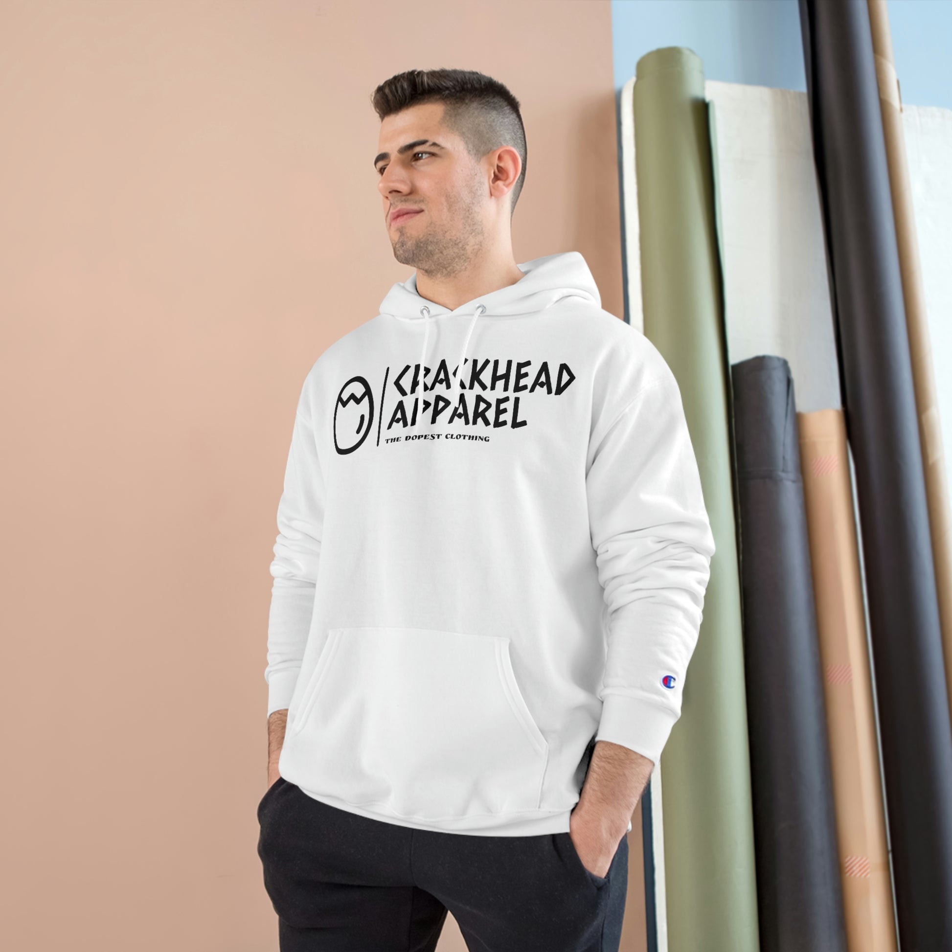 Champion Crackhead Apparel Hoodie - Crackhead Apparel