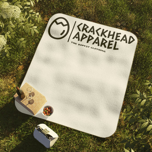 Crackhead Apparel Picnic Blanket - Crackhead Apparel