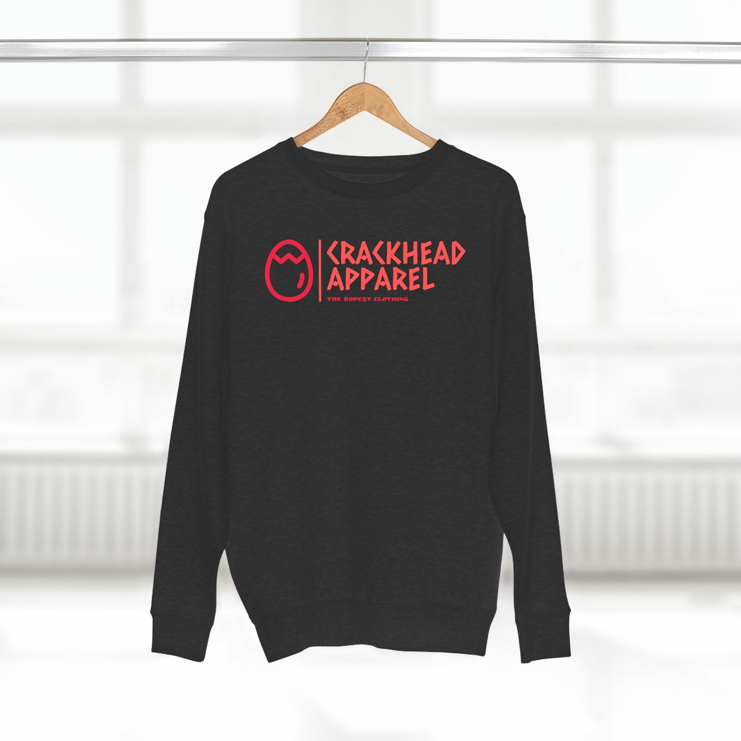 Crackhead Apparel Unisex Premium Crewneck Sweatshirt - Crackhead Apparel