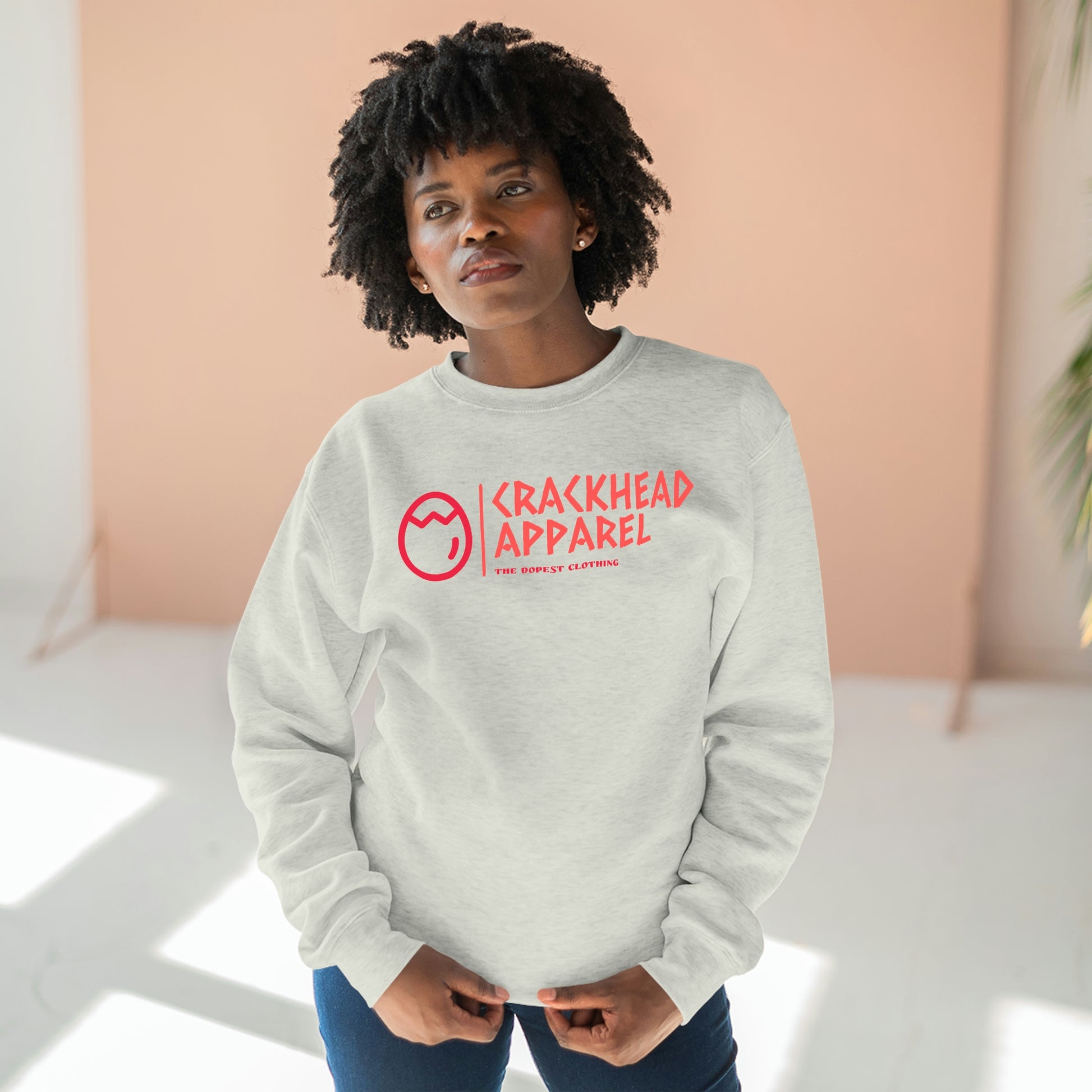 Crackhead Apparel Unisex Premium Crewneck Sweatshirt - Crackhead Apparel