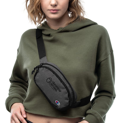 Champion Embroidered Crackhead Apparel fanny pack - Crackhead Apparel