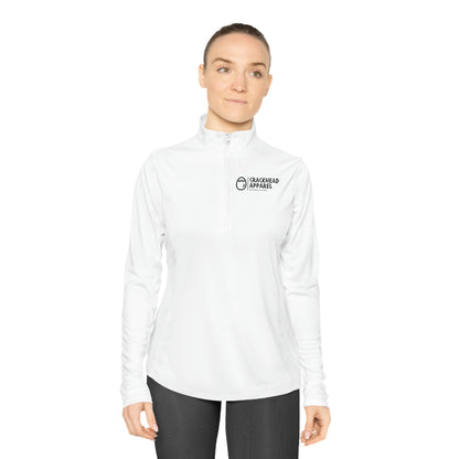 Ladies Crackhead Apparel Quarter-Zip Pullover - Crackhead Apparel