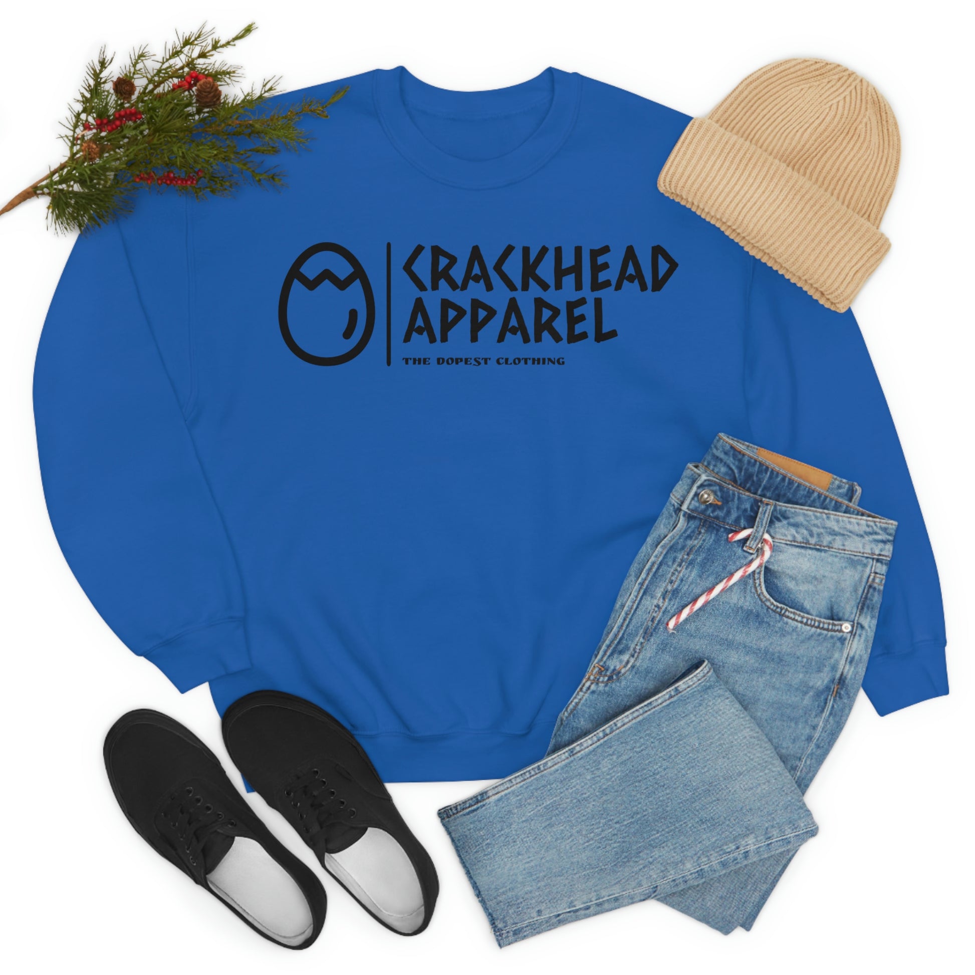 Crackhead Apparel Unisex Heavy Blend™ Crewneck Sweatshirt - Crackhead Apparel