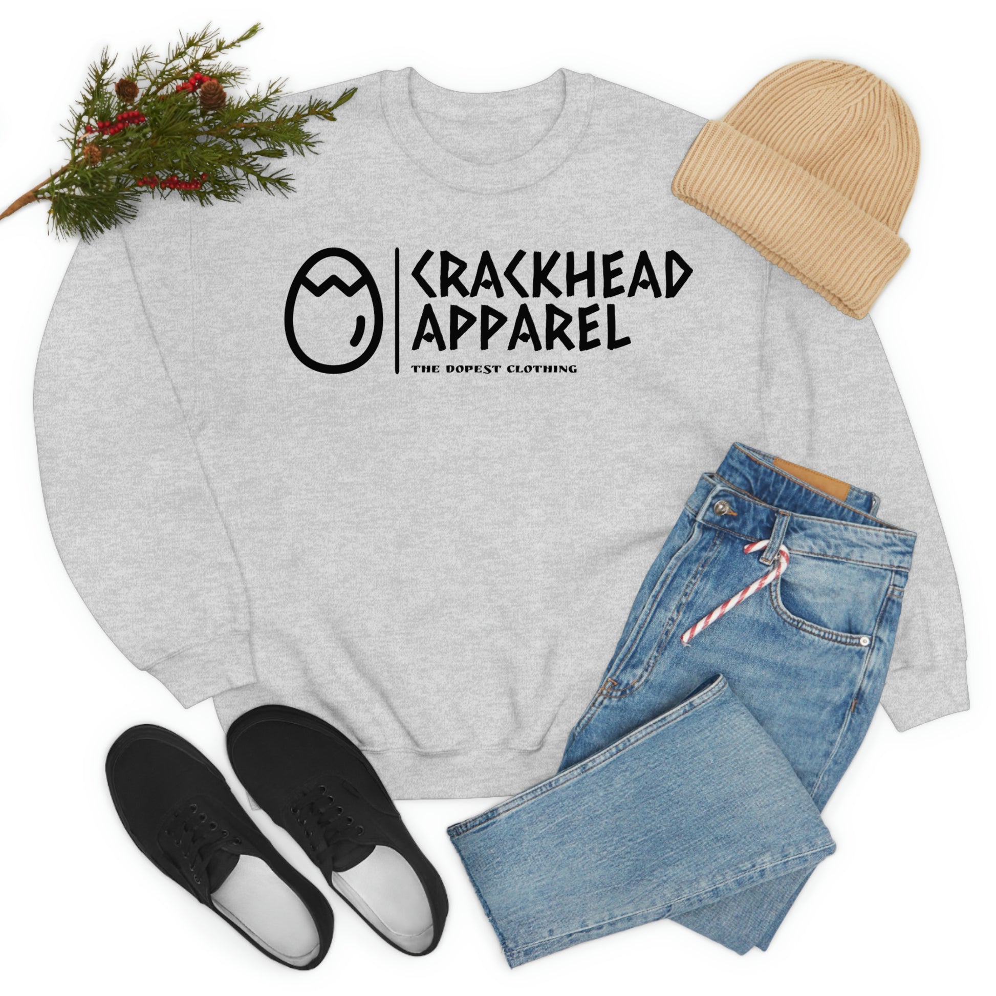 Crackhead Apparel Unisex Heavy Blend™ Crewneck Sweatshirt - Crackhead Apparel