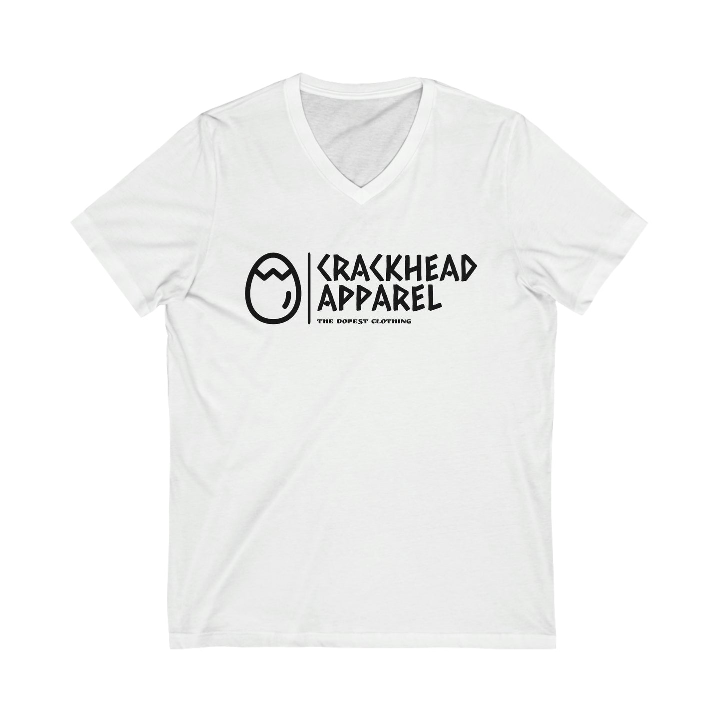 Crackhead Apparel Unisex Jersey Short Sleeve V-Neck Tee - Crackhead Apparel