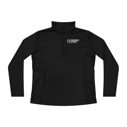 Ladies Crackhead Apparel Quarter-Zip Pullover - Crackhead Apparel