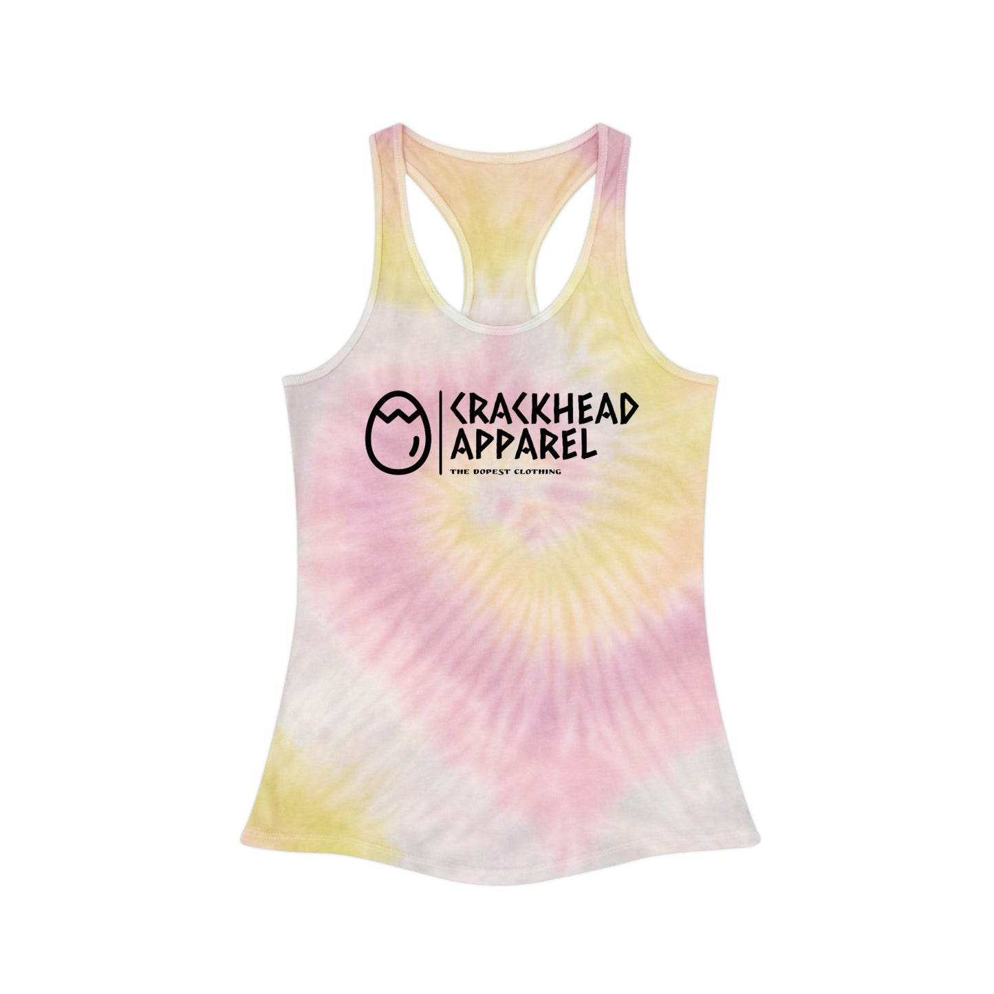 Women's Crackhead Apparel Tie-Dye Racerback Tank Top - Crackhead Apparel