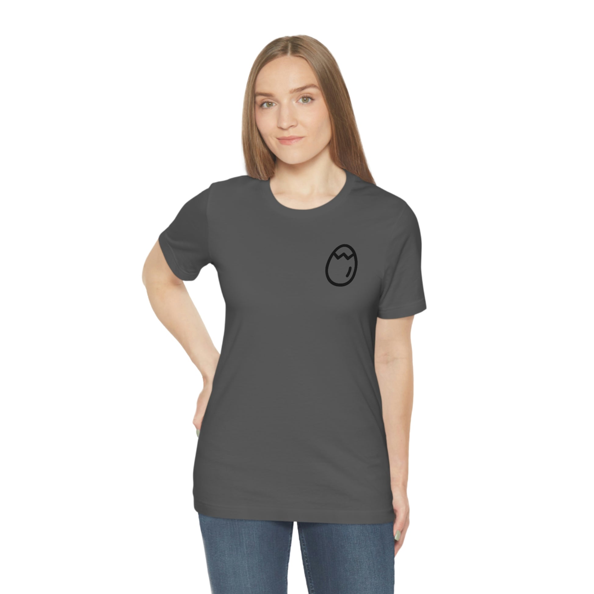 Unisex Crackhead Egg Jersey Short Sleeve Tee - Crackhead Apparel