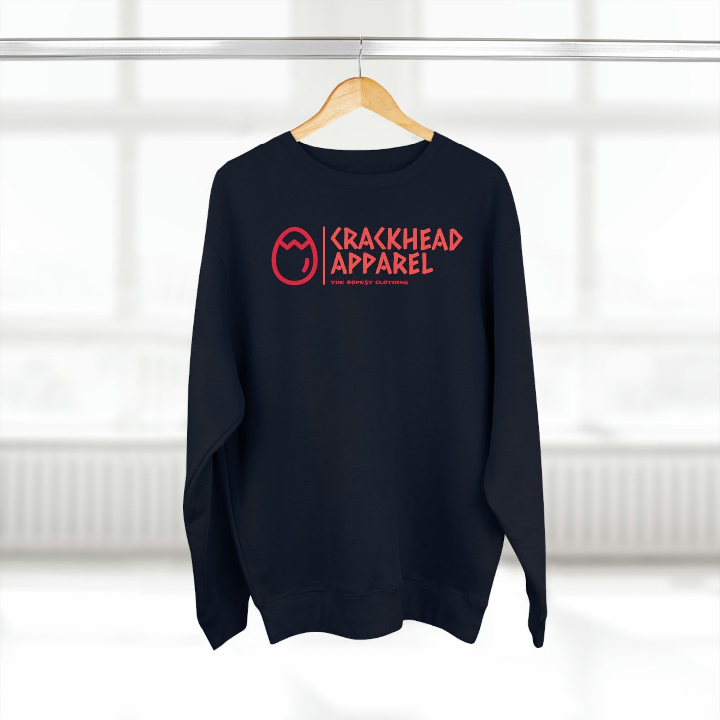 Crackhead Apparel Unisex Premium Crewneck Sweatshirt - Crackhead Apparel