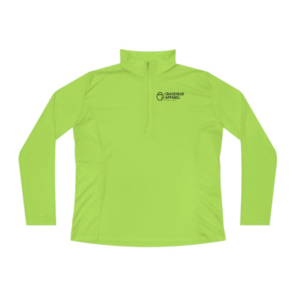 Ladies Crackhead Apparel Quarter-Zip Pullover - Crackhead Apparel
