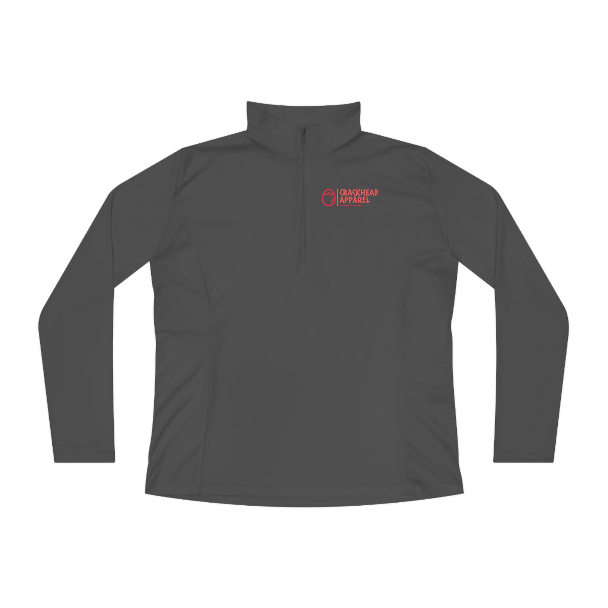 Ladies Crackhead Apparel Quarter-Zip Pullover - Crackhead Apparel