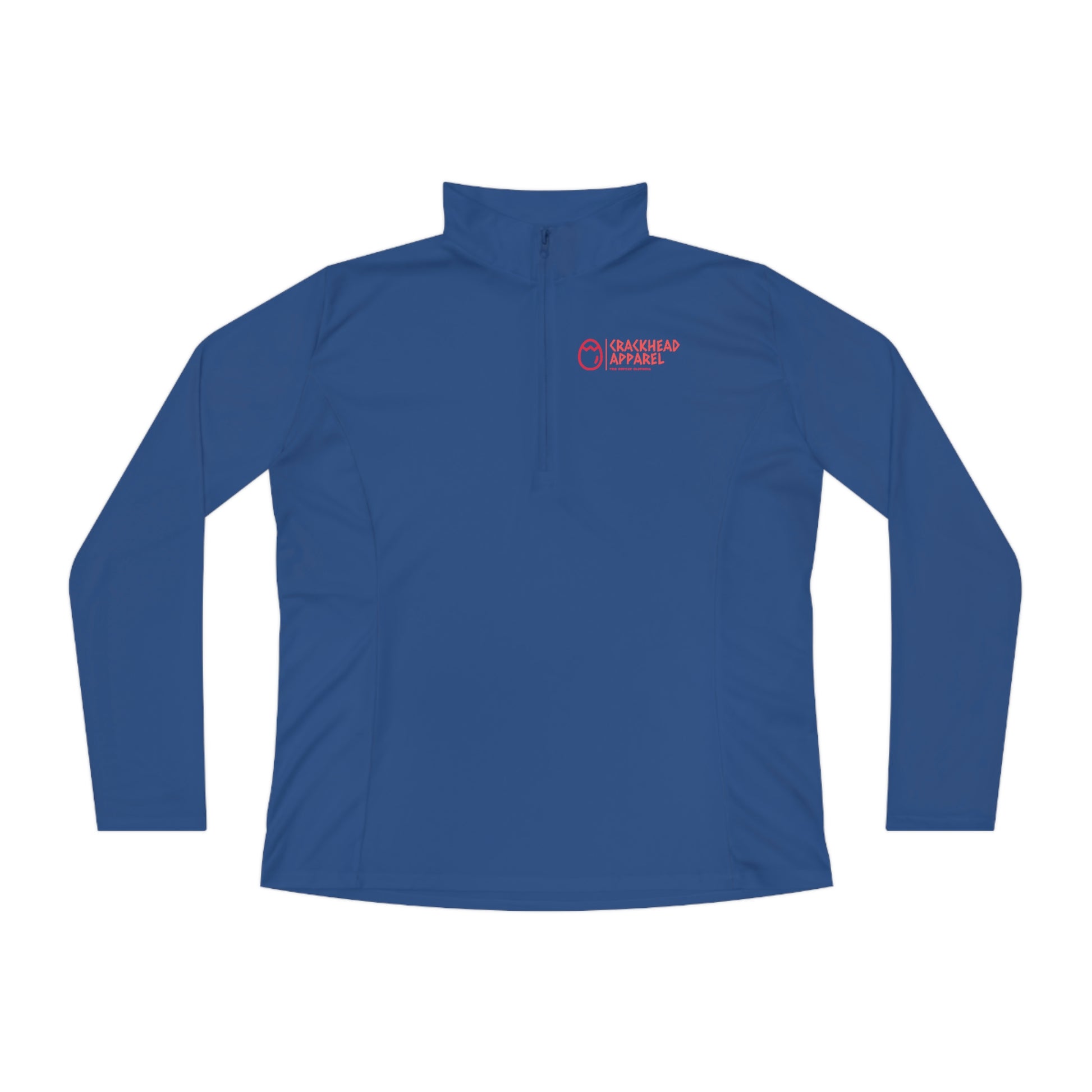 Ladies Crackhead Apparel Quarter-Zip Pullover - Crackhead Apparel