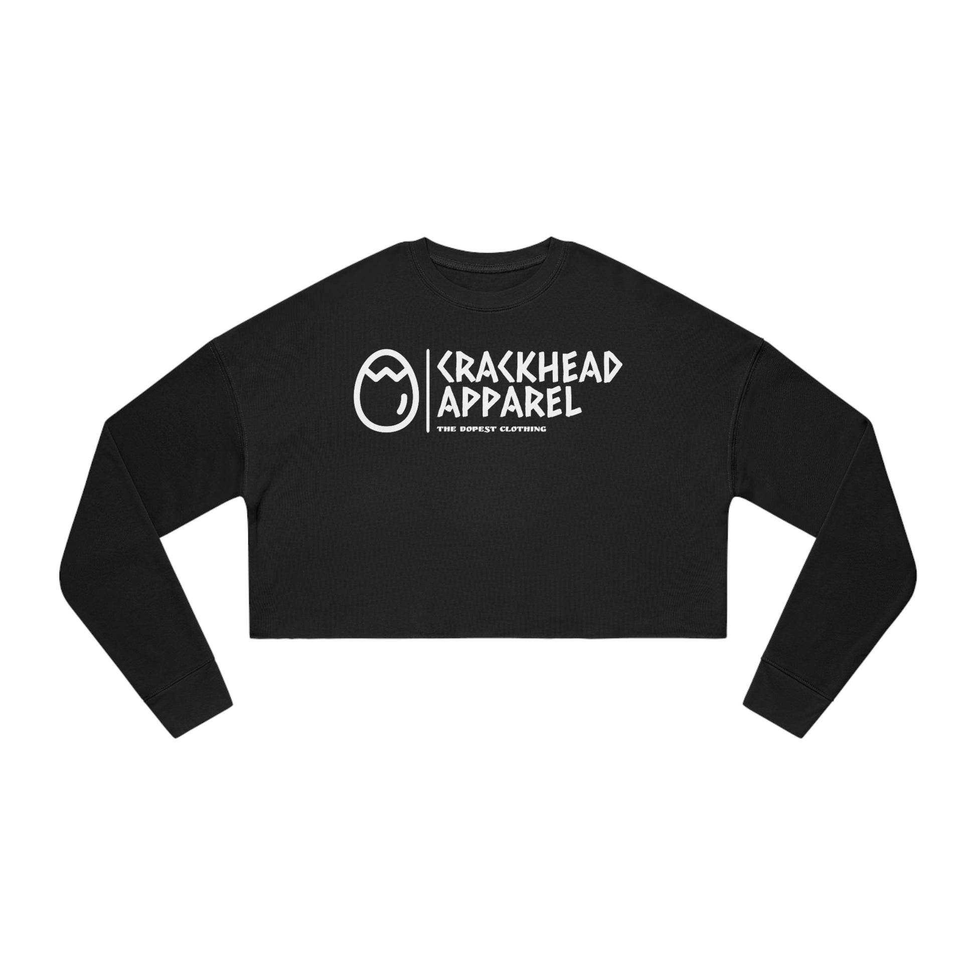Women's Crackhead Apparel Cropped Sweatshirt - Crackhead Apparel