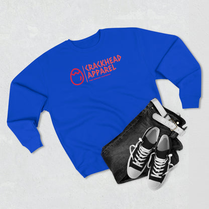 Crackhead Apparel Unisex Premium Crewneck Sweatshirt - Crackhead Apparel
