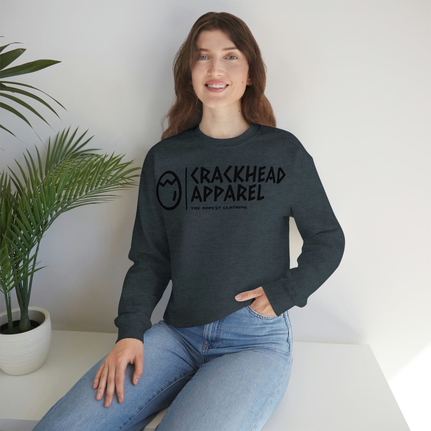 Crackhead Apparel Unisex Heavy Blend™ Crewneck Sweatshirt - Crackhead Apparel