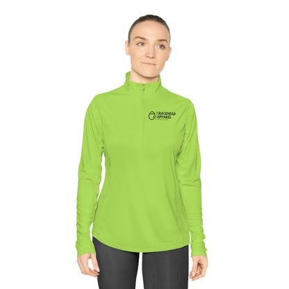 Ladies Crackhead Apparel Quarter-Zip Pullover - Crackhead Apparel