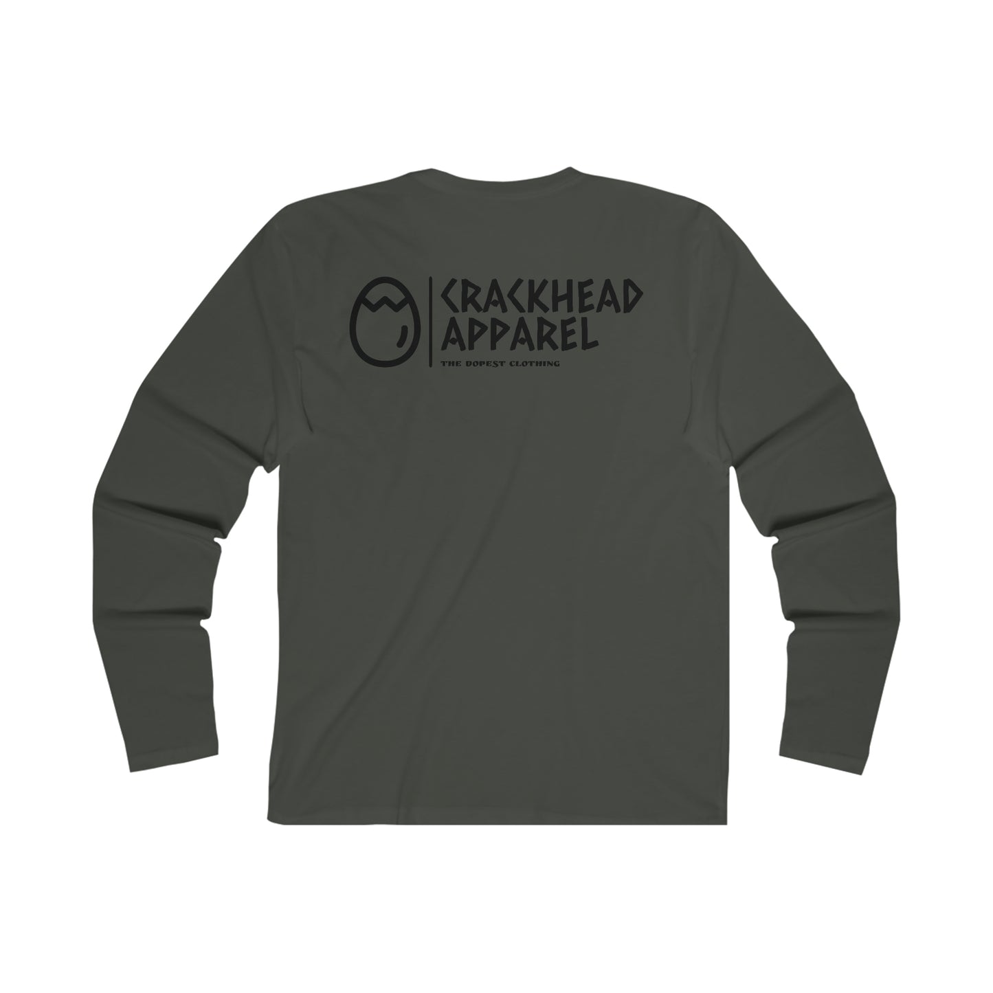 Men's Crackhead Egg Long Sleeve Shirt - Crackhead Apparel