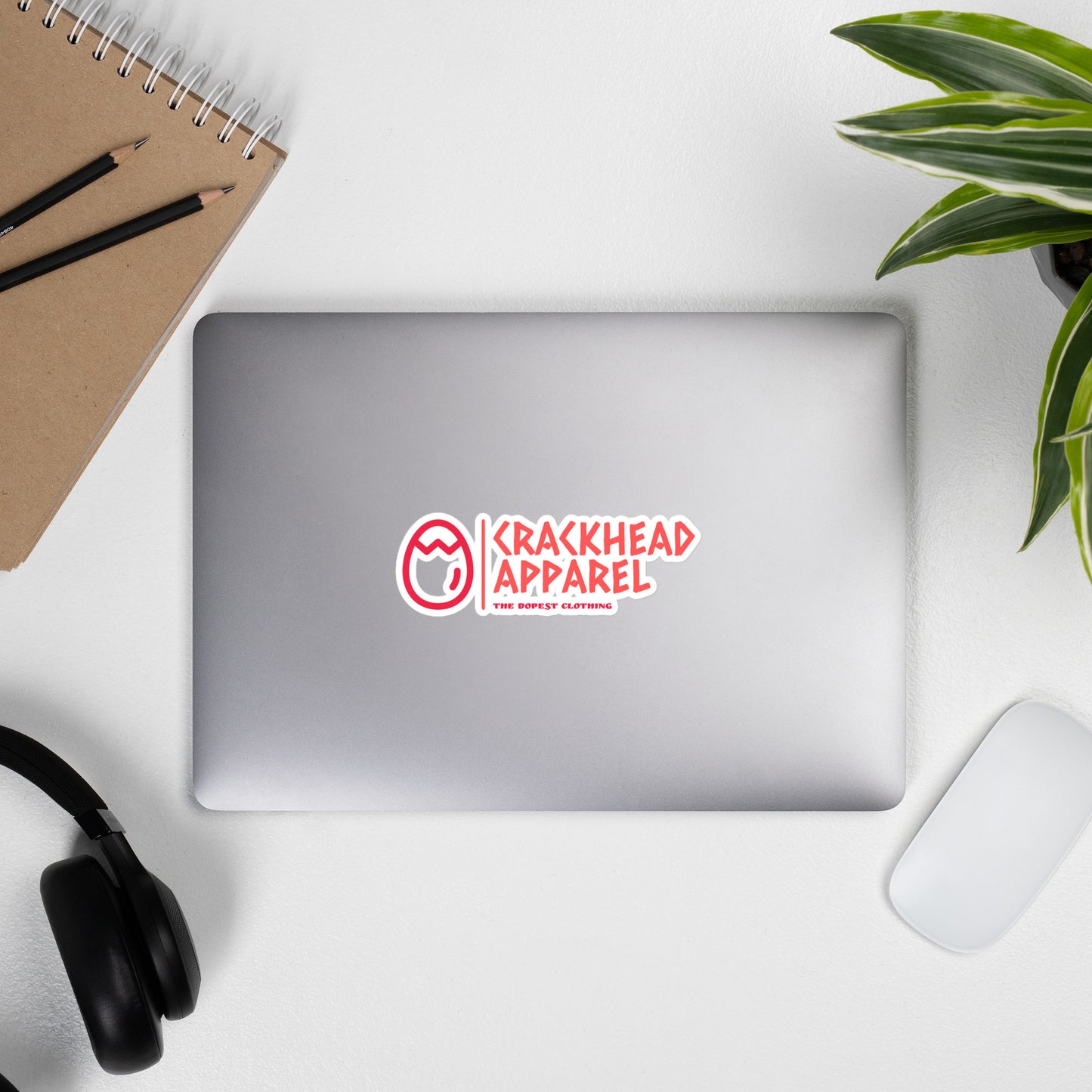 Bubble-free Crackhead Apparel stickers - Crackhead Apparel