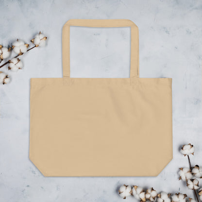 Dopest, Fire, Hot, Fresh, Coolest Large organic Crackhead Apparel tote bag - Crackhead Apparel