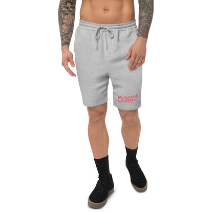 Dopest, Fire, Hot, Fresh, Coolest Men's Crackhead Apparel fleece shorts - Crackhead Apparel