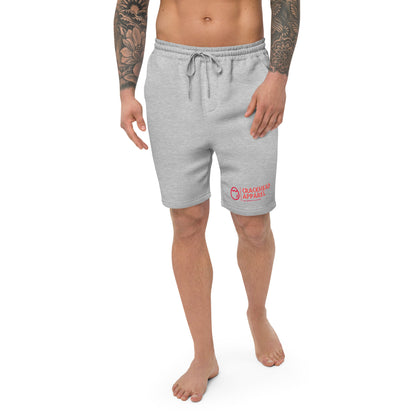 Dopest, Fire, Hot, Fresh, Coolest Men's Crackhead Apparel fleece shorts - Crackhead Apparel