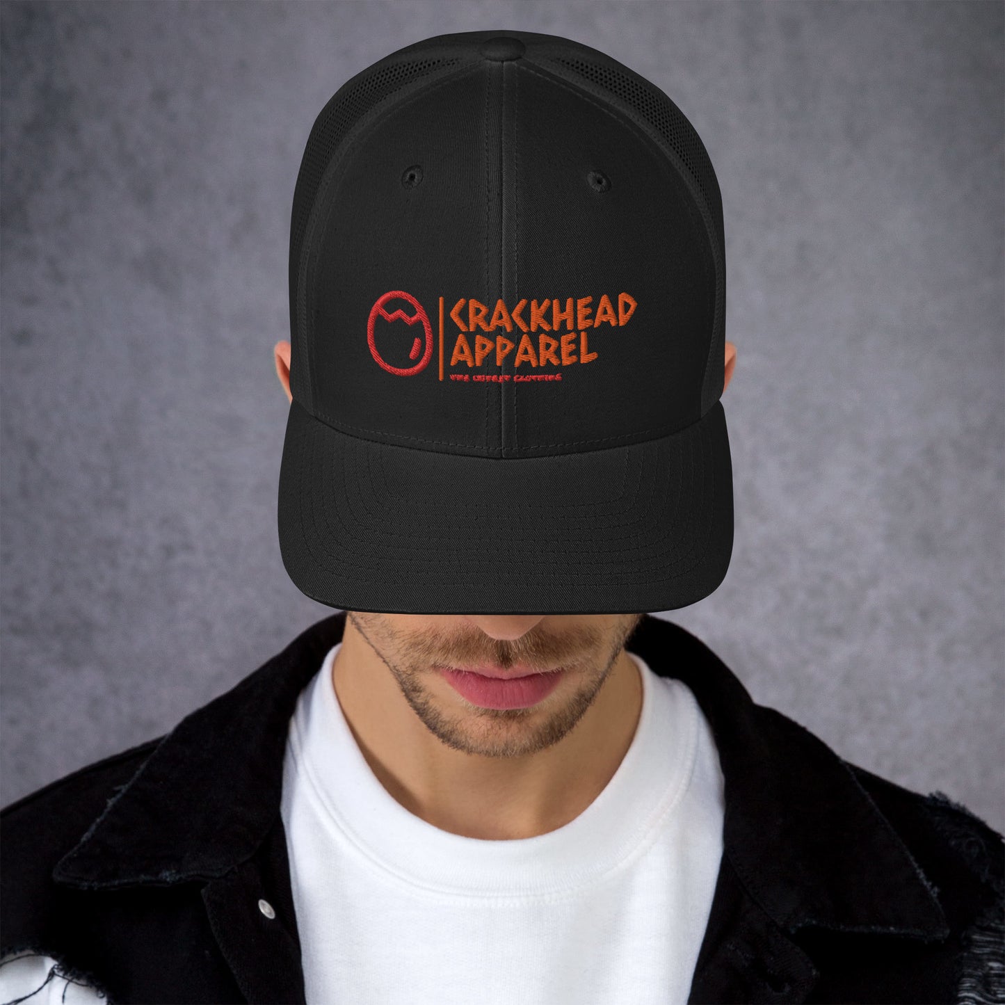 Embroidered Crackhead Apparel Trucker Cap - Crackhead Apparel