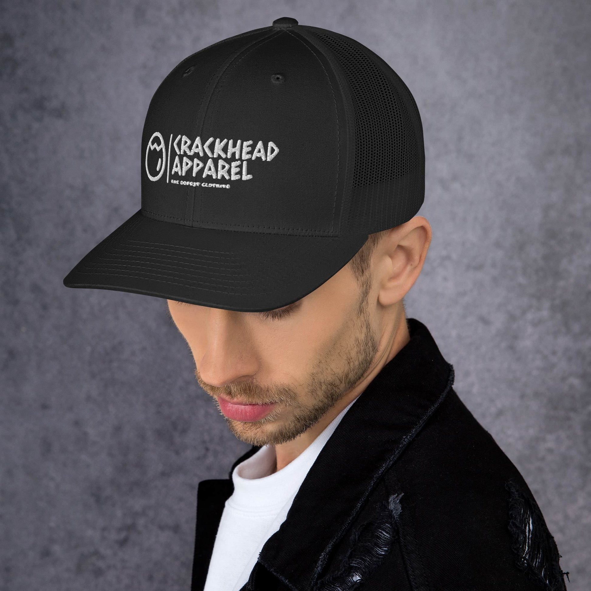 Embroidered Crackhead Apparel Trucker Cap - Crackhead Apparel