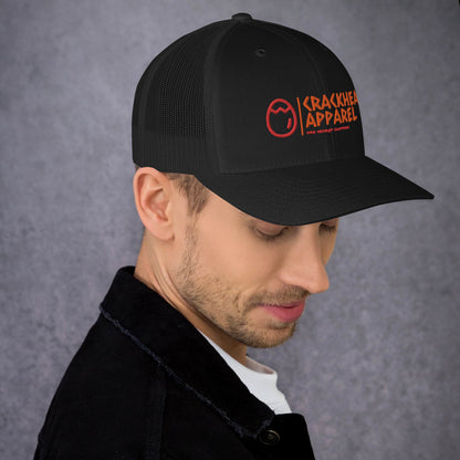 Dopest, Fire, Hot, Fresh, Coolest Embroidered Crackhead Apparel Trucker Cap - Crackhead Apparel