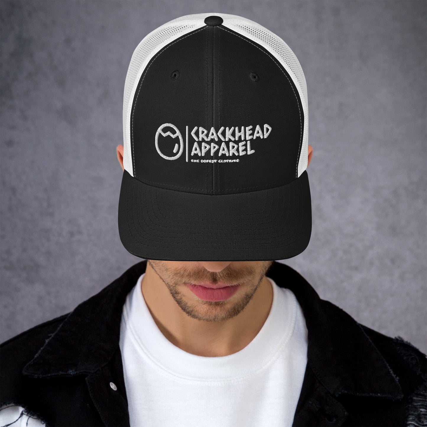 Embroidered Crackhead Apparel Trucker Cap - Crackhead Apparel