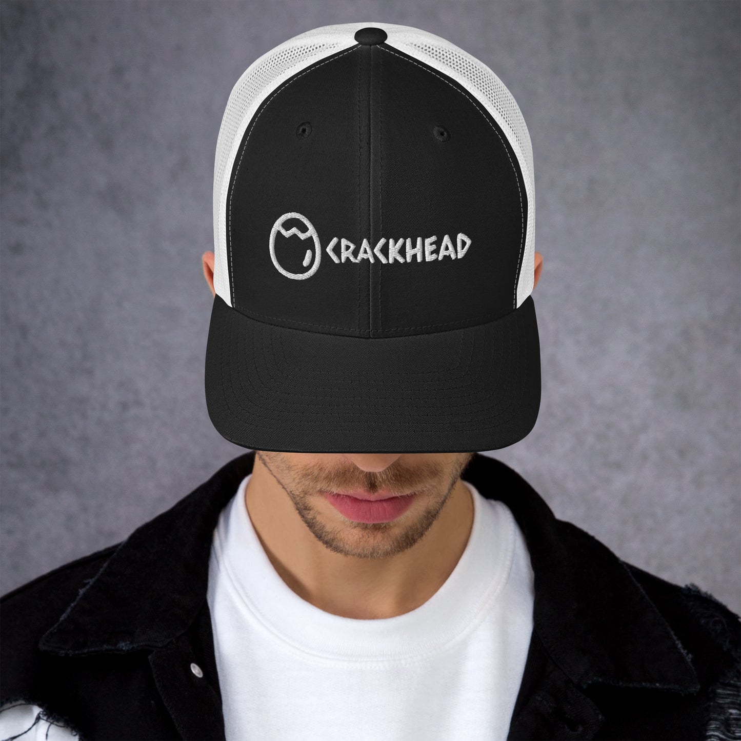 Embroidered Crackhead Apparel Trucker Cap - Crackhead Apparel