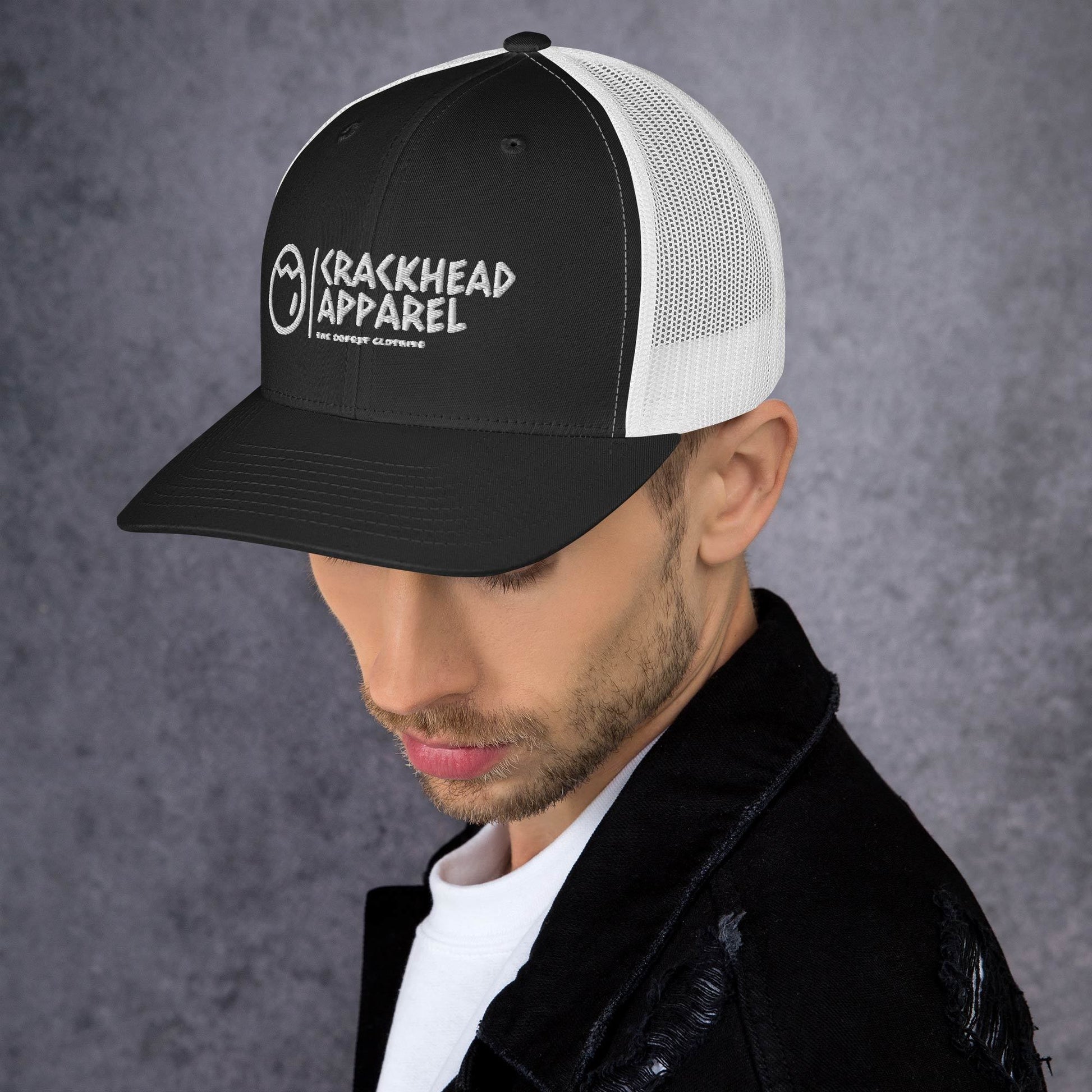 Embroidered Crackhead Apparel Trucker Cap - Crackhead Apparel